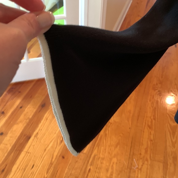 EUC.  Black tie neck lightweight sweater - Picture 4 of 5